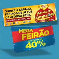 FAIXA LONA BRILHO - SEM ACABAMENTO